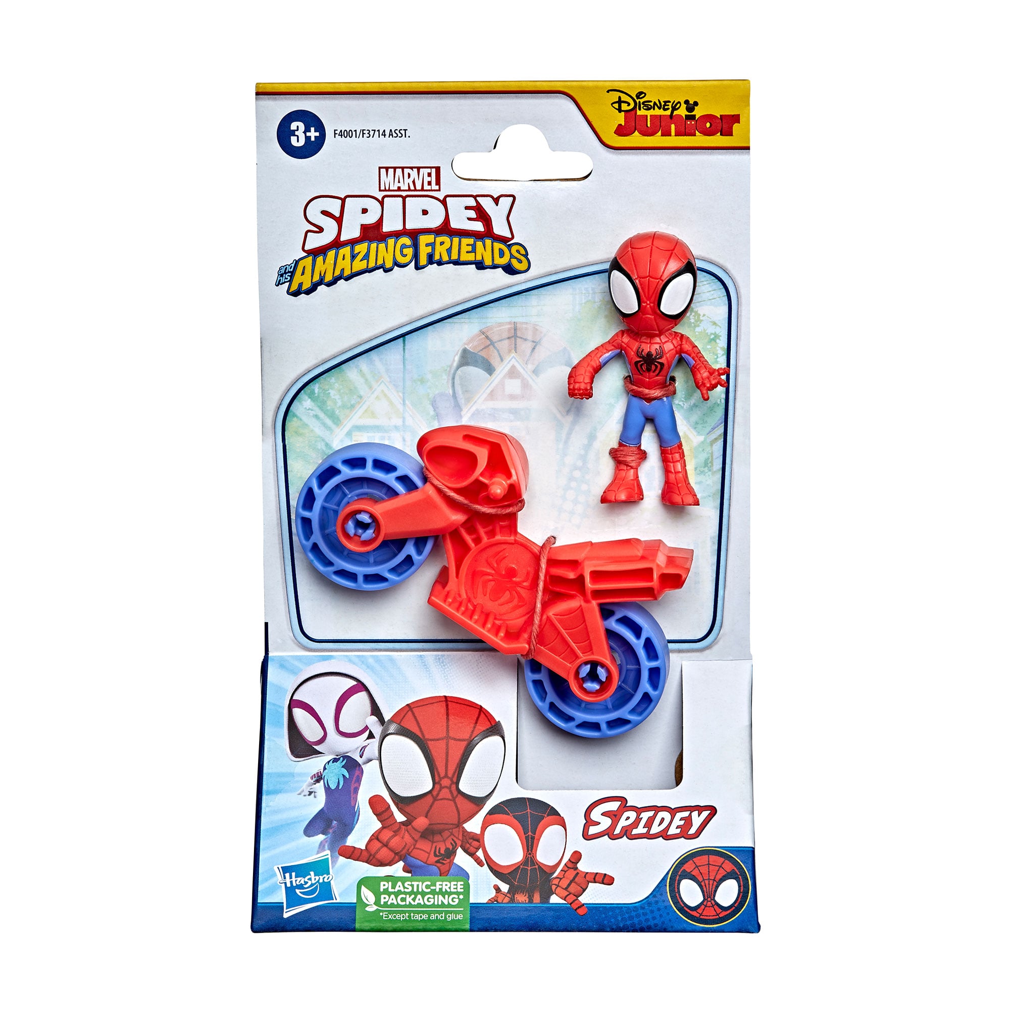 Ігровий набір Marvel Toys Spidey And His Amazing Friends Spidey від 3 років, 2 елементи (F3714/F4001)